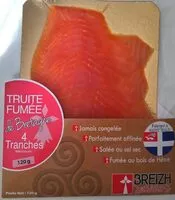 Sucre et nutriments contenus dans Breizh saveurs