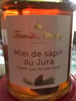 İçindeki şeker miktarı Miel de sapin du Jura