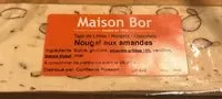 Sucre et nutriments contenus dans Maison bor