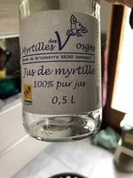 Sucre et nutriments contenus dans Myrtilles des vosges