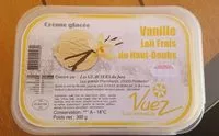 İçindeki şeker miktarı Crème Glacée Vanille au Lait Frais du Haut-Doubs