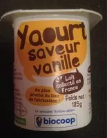 Yaourt au lait entier vanille