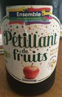 Quantité de sucre dans Pétillant de fruit 100% pomme