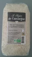 Sucre et nutriments contenus dans Le rizier de camargue