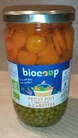 Jumlah gula yang masuk Petits pois très fins et carottes