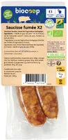 含糖量 Saucisse fumée ss sel nitrité (2) 200g