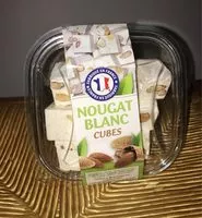 入っている砂糖の量 Nougat blanc cube