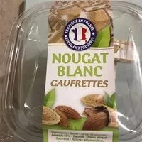 入っている砂糖の量 Nougat blanc