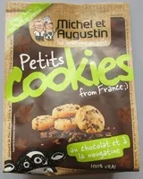 Quantité de sucre dans Petits cookies au chocolat et à la nougatine