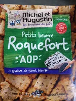 Sokerin määrä sisällä Petit beurre apéritif au Roquefort et graines de pavot bleu