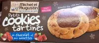 Sokerin määrä sisällä Cookies tartelettes chocolat et noisettes