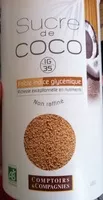 Sokerin määrä sisällä Sucre de coco - Non raffiné