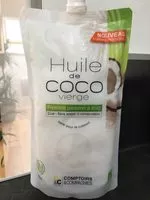 Sokerin määrä sisällä Huile de coco vierge