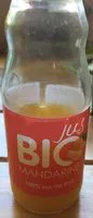 Quantité de sucre dans Jus bio mandarine
