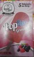 入っている砂糖の量 Pop Polo Grenadine