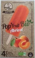 入っている砂糖の量 Pop'fruit bio Abricot