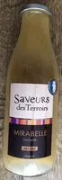 Quantité de sucre dans Nectar de mirabelles de Lorraine