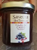 Sokerin määrä sisällä Coulis de cassis