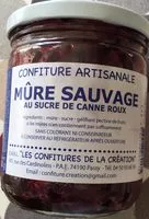 चीनी की मात्रा Confiture Artisanale Mûre Sauvage au Sucre de Canne Roux