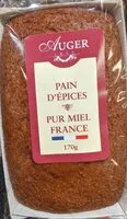 चीनी की मात्रा Pain d’épices pur miel