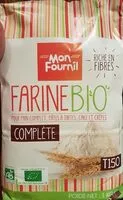 Cantidad de azúcar en Farine bio complète T150