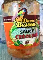 Sokerin määrä sisällä Sauce creoline forte
