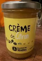入っている砂糖の量 Crème de citron