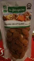 Zuckermenge drin Amandes décortiquées