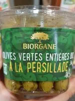 İçindeki şeker miktarı Olive verte entière bio à la persillade