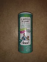 Suhkru kogus sees Le dentifrice en poudre