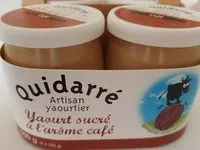 Sucre et nutriments contenus dans Quidarre