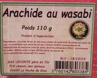 Wasabi aux cacahuetes