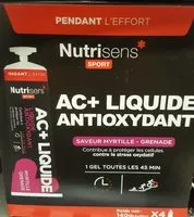 入っている砂糖の量 ac+liquide antioxydant
