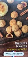 चीनी की मात्रा Biscuits fourres pomme-cabnelle