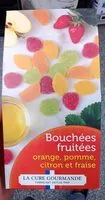 चीनी की मात्रा Bouchées fruitées