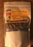 Quantité de sucre dans Feves de cacao torrefiees