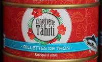 Sucre et nutriments contenus dans Conserverie de tahiti