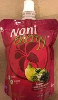 Sucre et nutriments contenus dans Noni energy