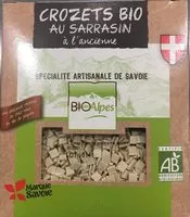 Quantité de sucre dans Crozets bio au sarrazin à l'ancienne