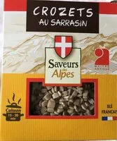 Sucre et nutriments contenus dans Saveurs des alpes