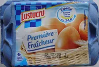 含糖量 6 Gros Œufs Frais, Première Fraîcheur