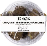 Amount of sugar in Croquettes fèves pois chiche