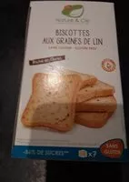含糖量 Biscottes aux graines de lin