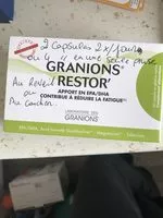 İçindeki şeker miktarı Granions Restor’