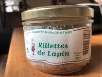 Sokerin määrä sisällä Rillette de lapin