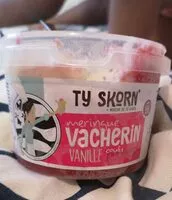 Sokerin määrä sisällä Meringue vacherin vanille - coulis framboise