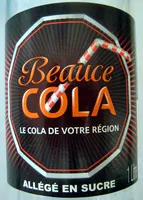 Sucre et nutriments contenus dans Beauce cola