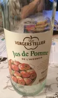 Sucre et nutriments contenus dans Les vergers tellier