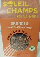 Sucre et nutriments contenus dans Soleil des champs