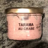 Quantité de sucre dans tarama au crabe